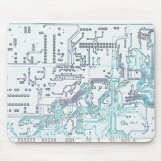 electronic circuit mouse pad