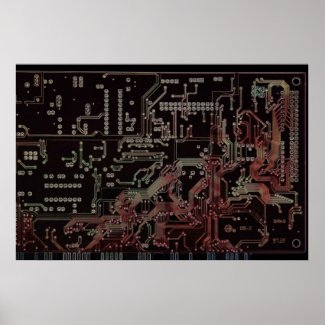 electronic circuit poster