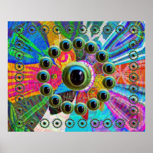 Electronic Eye - Futuristic Product Design Posters