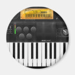 Electronic Keyboard Fridge Magnets