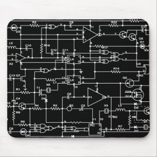electronic project mousepad