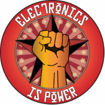 Electronics Is Power photo sculptures by busybrain Electronics Is Power photo sculptures