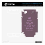 [Two hearts] keep calm and think of nana  Electronics Skins Samsung Galaxy S Decal