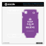 [Crown] keep calm and believe  Electronics Skins Samsung Galaxy S Decal