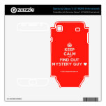 [Crown] keep calm and find out mystery guy [Love heart]  Electronics Skins Samsung Galaxy S Decal