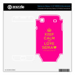 [Crown] keep calm and love sidra [Love heart]  Electronics Skins Samsung Galaxy S Decal