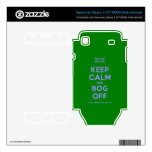 [UK Flag] keep calm and bog off  Electronics Skins Samsung Galaxy S Decal