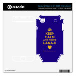[Crown] keep calm and adore lana.r [Love heart]  Electronics Skins Samsung Galaxy S Decal