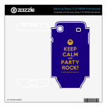 [Smile] keep calm and party rock!  Electronics Skins Samsung Galaxy S Decal