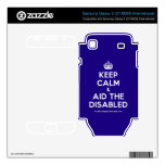 [Crown] keep calm & aid the disabled  Electronics Skins Samsung Galaxy S Decal