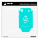 [Crown] keep shinee shiny  Electronics Skins Samsung Galaxy S Decal