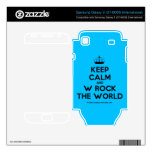 [Knitting crown] keep calm and w rock the world  Electronics Skins Samsung Galaxy S Decal