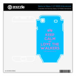 [Feet] keep calm and love the walkers  Electronics Skins Samsung Galaxy S Decal