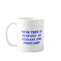 Elefant Postcard Logo Mug