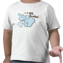 Elefante del azul de hermano mayor playeras