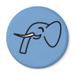 elefun. fridge magnet