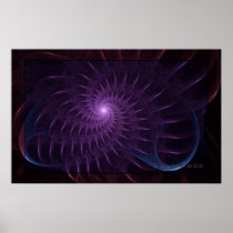 Elegance 7 Fractal Poster posters