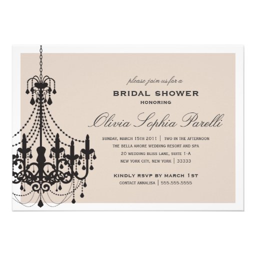 ELEGANCE | BRIDAL SHOWER INVITATION