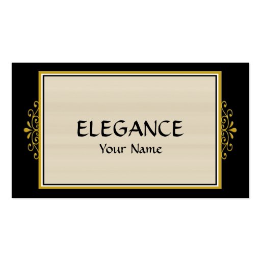 Elegance Business Card (front side)