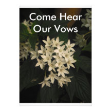 elegance, Come Hear Our Vows Invitations