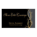 Elegance Gala Events Planner Coordinator Business Card Template
