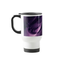Elegance I · Fractal Art · Purple Coffee Mug
