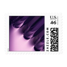 Elegance I · Fractal Art · Purple Stamp