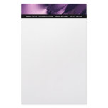 Elegance I · Fractal Art · Purple Stationery Design