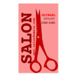 Elegance Modern Scissors Custom Business Card