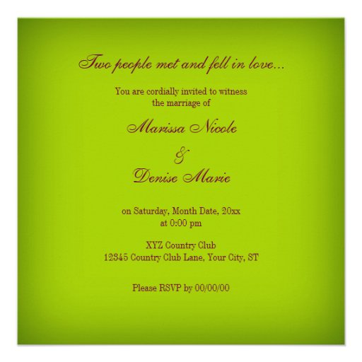 Elegance Personalized Invitations