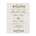 Elegance -Save the Date postcards