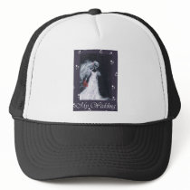 Elegance wedding trucker hats