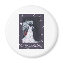 Elegance wedding magnets by latidaweddings Elegance wedding magnets