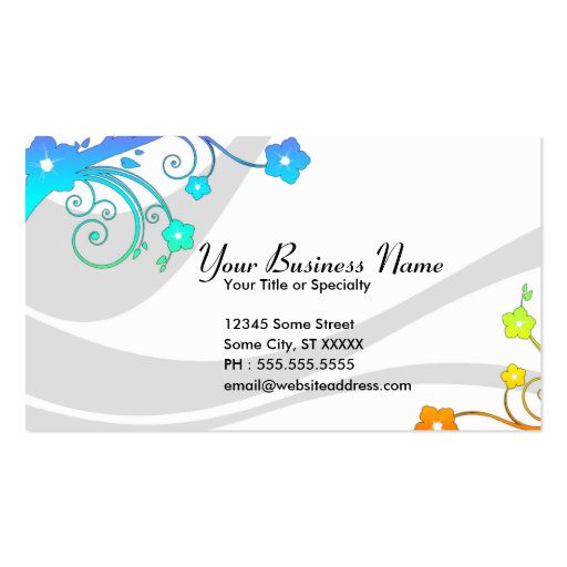 eleganceEssentials Business Cards (front side)