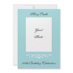 Elegant 100th Birthday Photo Invitation
