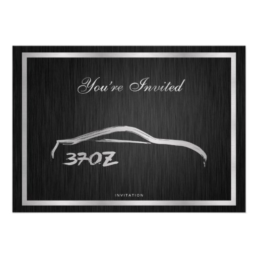 Elegant 370Z Invitation