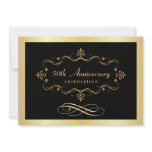 Elegant 50th Anniversary - Bargain Invitations