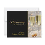 Elegant 50th Anniversary Party Invitations