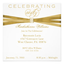 Surprise Birthday Party Invitation Wording on Elegant 60th Birthday Party Invitations   1 55  Designed By