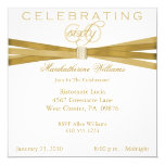 Elegant 60th Birthday Party Invitations