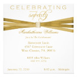 Elegant 70th Birthday Party Invitations invitations