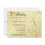 Elegant 70th Birthday Surprise Party Invitations