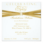 Elegant 80th Birthday Party Invitations