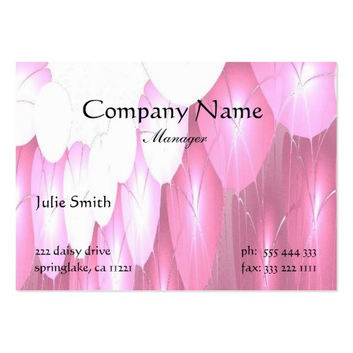 Elegant Abstract Business Card (front side)