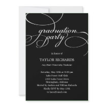 Elegant Affair Graduation Party Invitation