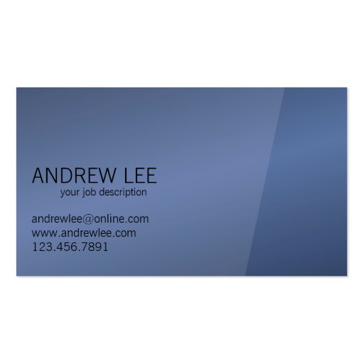 Elegant and Professional - Business Cards (front side)