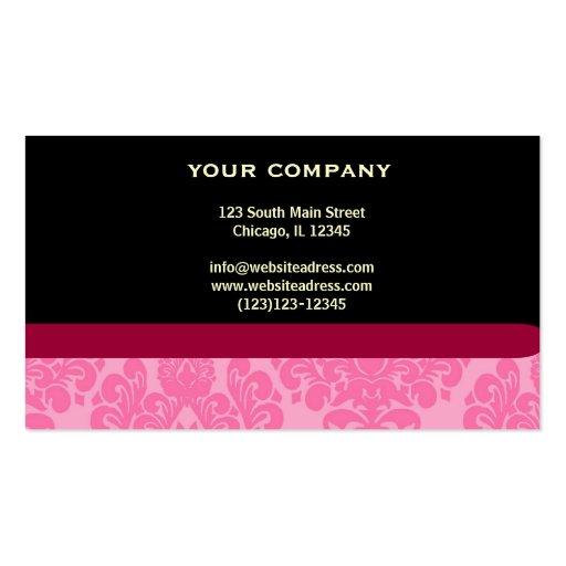 Elegant and Professional Business Cards (front side)