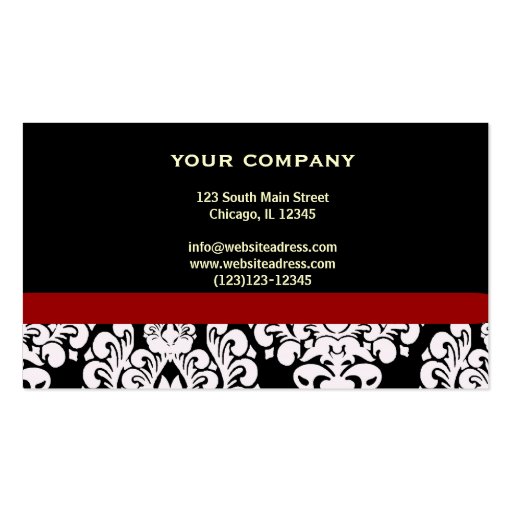 Elegant and Professional Business Cards (front side)