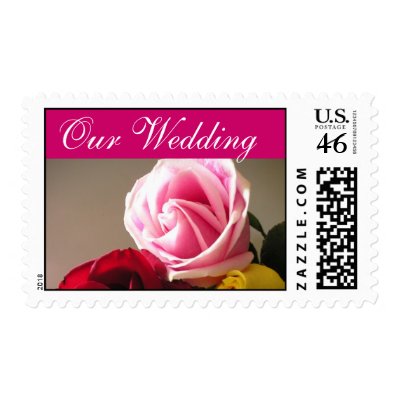 Elegant and Striking Wedding Postage - Customize