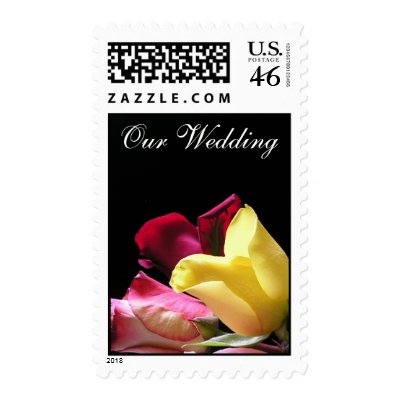 Elegant and Striking Wedding Postage - Customize